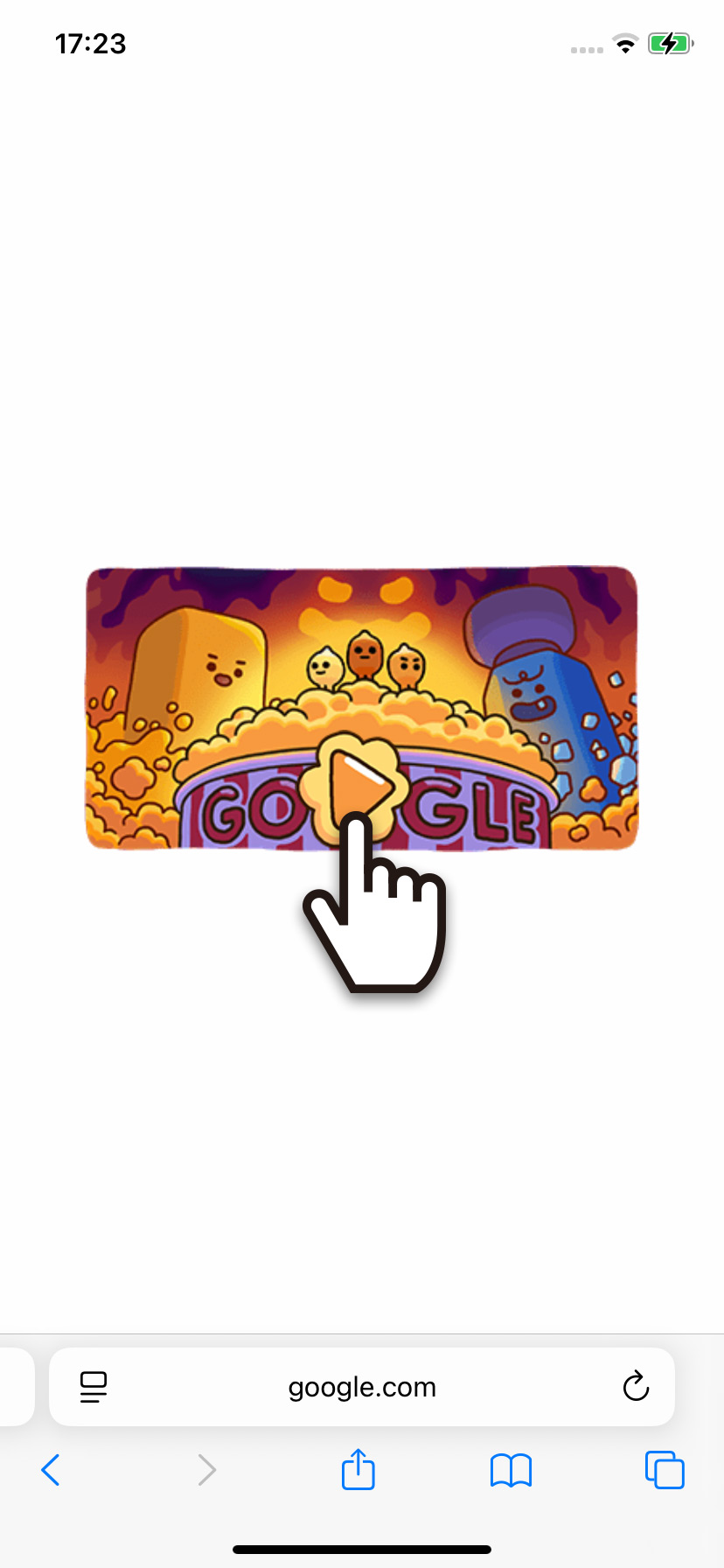 Googleの「Popcorn（ポップコーン）ゲーム」をプレイする