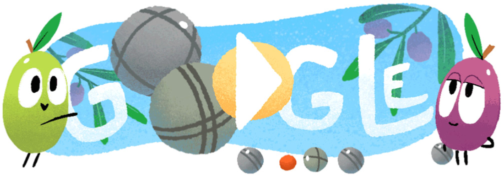 Googleペタンクのプレイ画面