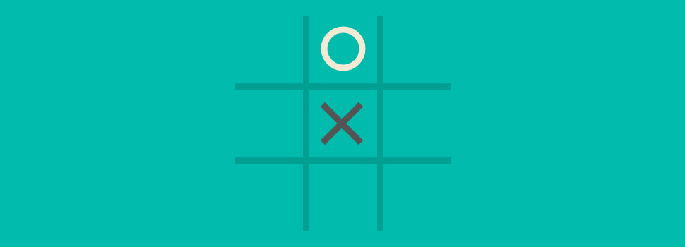 ×が⑤中央、○が②上中に置いた盤面